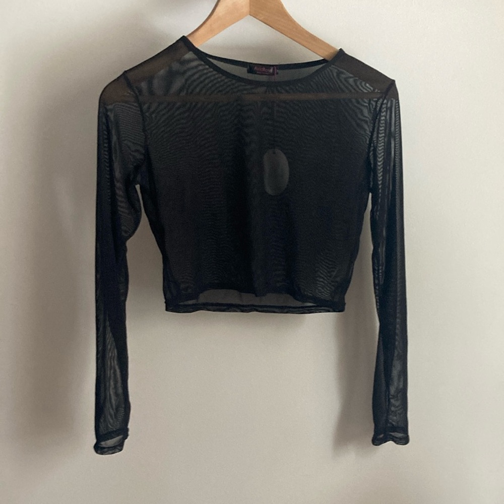 Mesh Crop Top